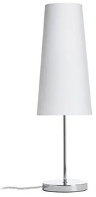 RENDL NYC/CONNY 15/30 stolná Polycotton biela/chróm 230V LED E27 7W R14049