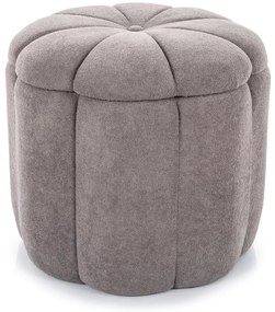 Taburet Tup s úložným prostorem šedý