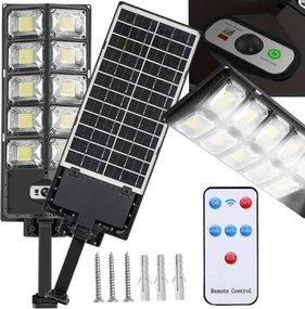 Solárna pouličná LED lampa 420 diód