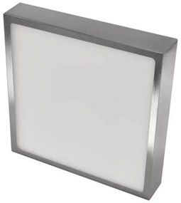 LED Stropné svietidlo LED/21W/230 3000/3500/4000K 22,5x22,5 cm chróm
