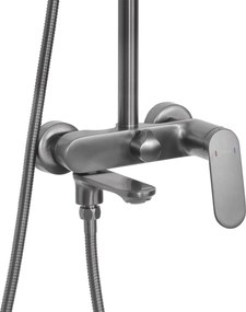 Rea Marco, sprchový set s vaňovým výtokom, grafitová, REA-P5600