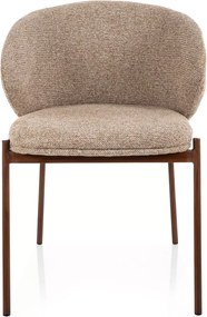 Jedálenská stolička KIOTO, orech/béžová