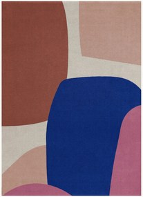 Ručne tkaný vlnený koberec Scandi