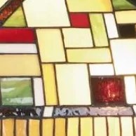 Tienidlo na lampu Tiffany kolekcia MOZAIKA Ø35