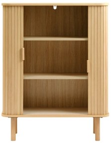 Dizajnová skrinka Parveen 113 cm prírodný dub