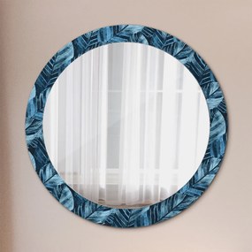 Okrúhle dekoračné zrkadlo s motívom Džungľa fi 80 cm
