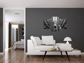 Obraz výťahu v budove (90x60 cm)