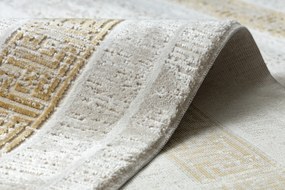 Koberec DUKE 51524 krém / zlatý - S rámom