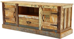 furniture-nabytek.cz - TV stolík rustikálny z dreva mango 150x60x45