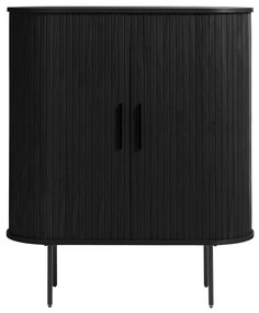 Dizajnová skrinka Vasiliy 118 cm čierny dub