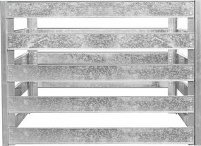 Kompostér plechový  560 L, 93 x 93 x 70 cm