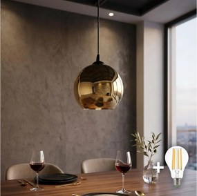 LED luster na lanku CUBUS pr. 25 cm 1xE27/15W/230V
