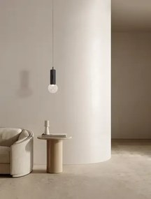 LED stmievateľný čierny moderný luster Chronos