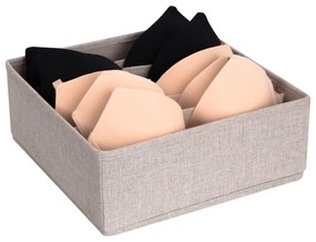 Béžový organizér do zásuvky s priehradkami Bigso Box of Sweden Drawer, 29 x 11 cm