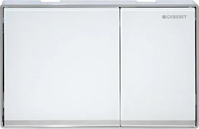 Geberit Omega60 ovládacie tlačidlo sklo biele 115.081.SI.1