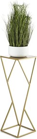 STOJAN NA KVETINÁČ LOFT3 70X24X24 CM ZLATÁ