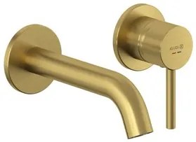 Umývadlová batéria Kludi Bozz bez podomietkového telesa brúsené zlato 38244N076, 1 ks