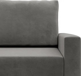 Sedacia súprava BLANK Elegant v tvare U svetlosivá