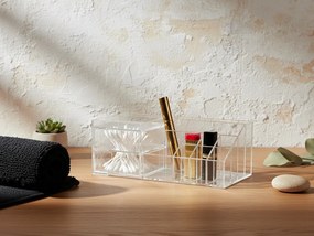 Kozmetický organizér BEA 24x9x12 cm číry