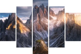 Obraz - Horská panoráma (150x105 cm)