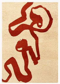 Umývateľný plocho tkaný žakárový koberec Ribbon