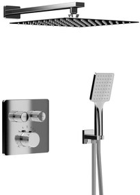Sapho Sapho, SMART SELECT podomietková termostatická sprchová súprava, 2 výstupy, vystúpenie, chróm, RP042-01