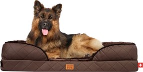 Golden Dog Ortopedický matrac pre psa Golden Dog Selfie-Med M – hnedý