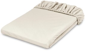 Napínacia plachta z česanej bavlny, nadmerná veľkosť, krémová