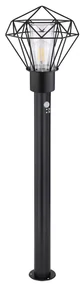 Globo 31357S - Vonkajšia lampa so senzorom HORACE 1xE27/15W/230V IP44 GL5909