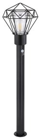 Globo 31357S - Vonkajšia lampa so senzorom HORACE 1xE27/15W/230V IP44
