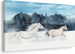 Obraz maľovaných koní (90x60 cm)