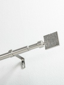 Garniža jednoradová Paolo - brúsený nikel 160 - 300 cm