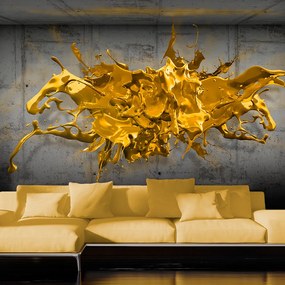 Artgeist Fototapeta - Yellow Splash Veľkosť: 400x280, Verzia: Standard