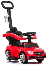 Detské odrážadlo s vodiacou tyčou Mercedes Benz AMG C63 Coupe Baby Mix červené
