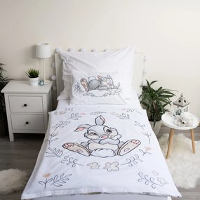 Jerry Fabrics Obliečka do postieľky Dupík "White" baby 100x135 / 40x60 cm