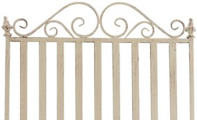 Kovové hojdacie kreslo Smile (SET 2 ks) - Krémová antik