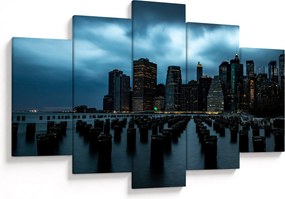 Obraz - Pohľad na mrakodrapy New Yorku (150x105 cm)