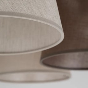 Brilagi - Prisadený luster LATTE 5xE27/15W/230V borovica/mix