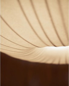 Biele stropné svietidlo s textilným tienidlom ø 30 cm Somar – Kave Home