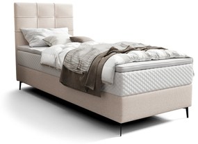 Jednolôžková posteľ 90 cm Infernus Comfort (béžová) (s roštom, bez úl. priestoru). Vlastná spoľahlivá doprava až k Vám domov. 1082340