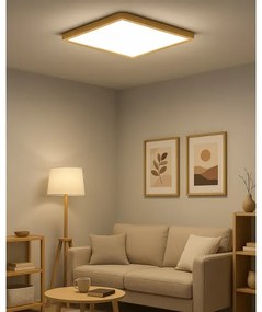 LED stropné svietidlo LED/40W/230V 3000/4000/6500K 50x50 cm béžové