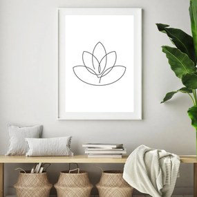 Plagát - Lotus Flower (A4)