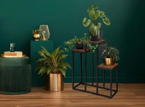 Stojan na kvety AGRAS RUSTIC čierny