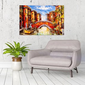 Obraz - Olejomaľba mesta III. (90x60 cm)