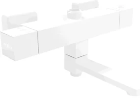 Mexen CUBE termostatická vaňová/sprchová batéria, biela, 77910-20