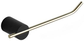 Mexen príslušenstvo, Aron držiak na wc papier, čierna/zlatá, 7088133-57