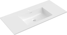 Mexen Otis umývadlo zapustené do dosky 101 x 46,5 cm, biely lesk - 25181000