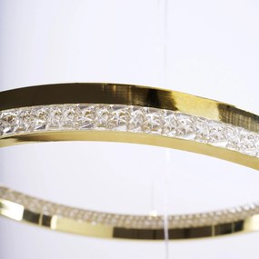 Toolight Toolight, LED stropné svietidlo 60cm, 75W, 3000K, LHJ043-CP2, zlatá, OSW-50020