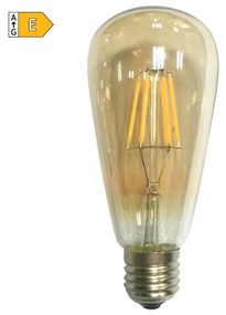 Diolamp LED Filament žiarovka Amber ST64 10W/230V/E27/2700K/1160Lm/360°