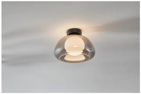 Livarno home Nástenná a stropná LED lampa (sivé sklo)  (100393033)